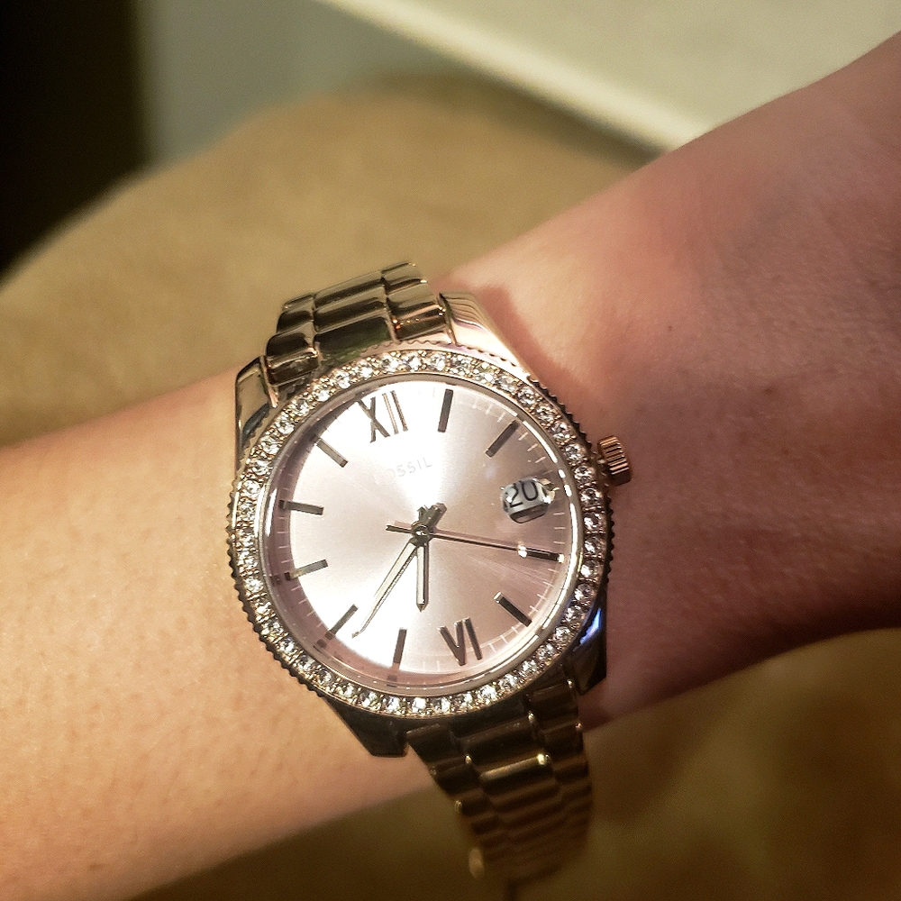 Fossil Scarlette Rose gold watch ES4363